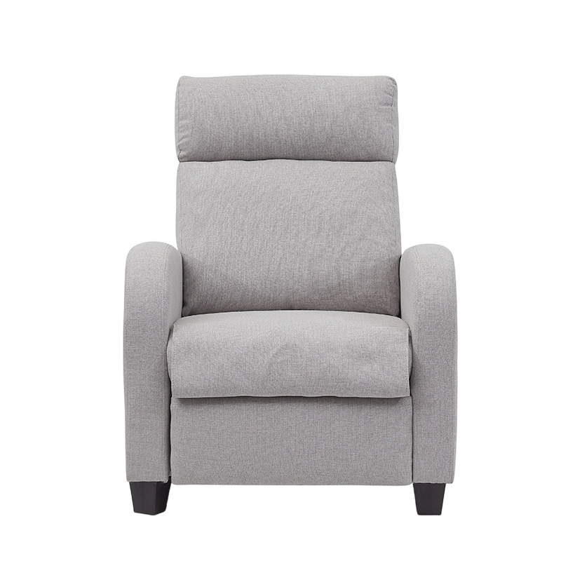 Posti a sedere per home theater con supporto lombare Poltrona reclinabile push-back in spugna ad alta densità imbottita per soggiorno